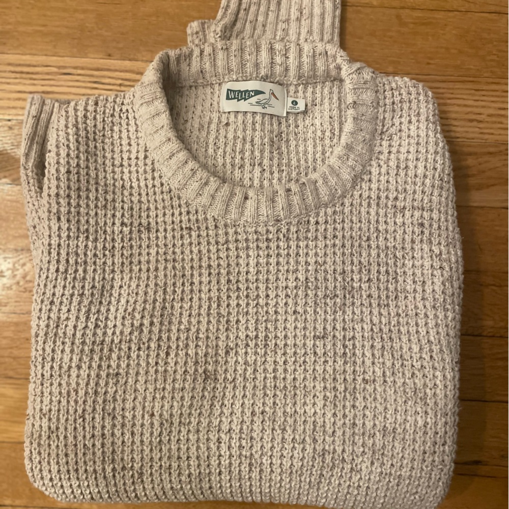Wellen Recycled Cotton Headlands Sweater Mens Large
